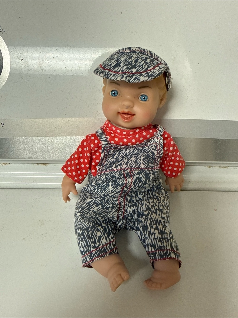 Vintage 2003 Uneeda Doll Co  Baby Boy Doll 7 1/2"